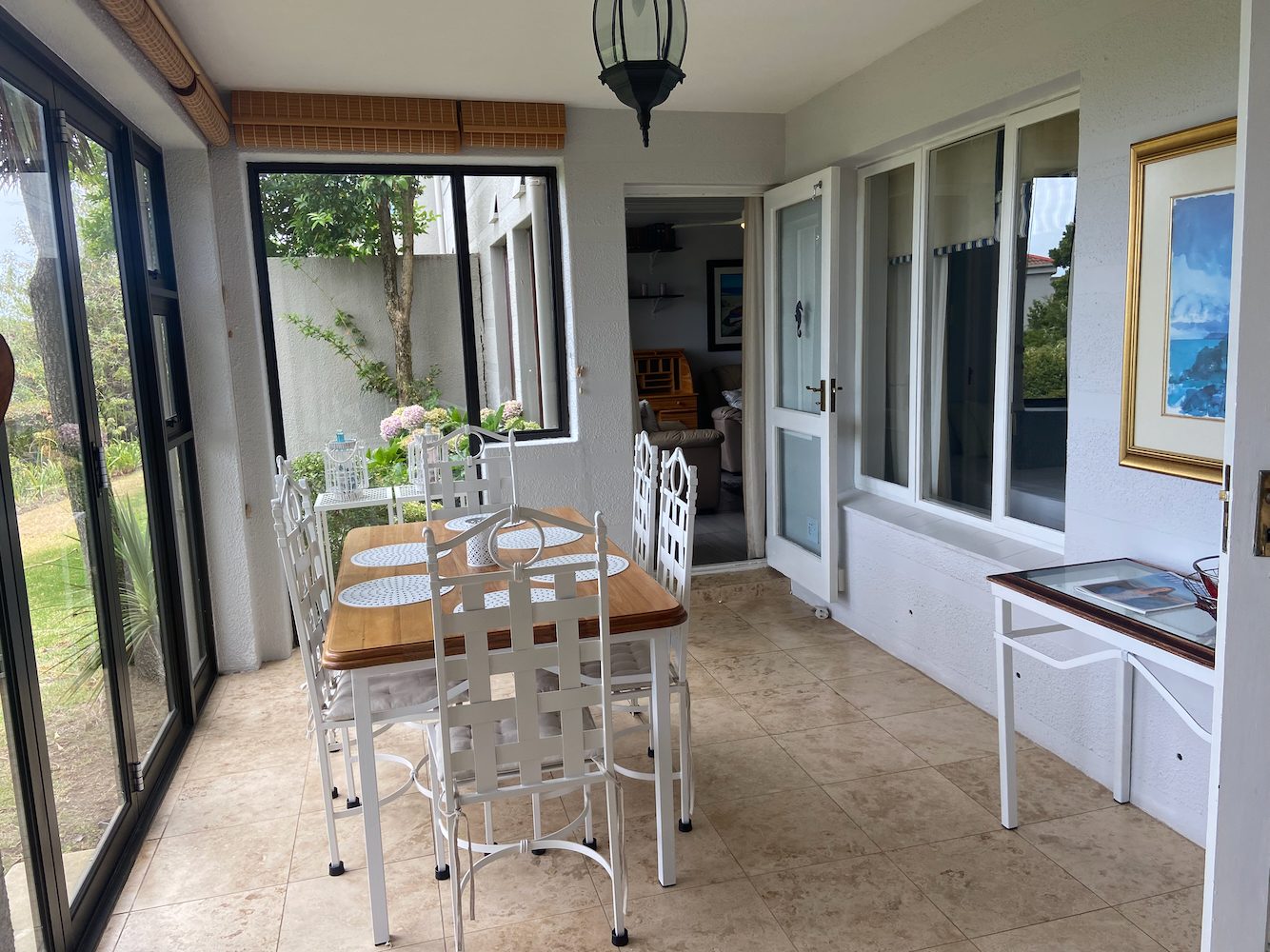 Enclosed patio at 21A Garden Majesty, Castleton, Plettenberg Bay